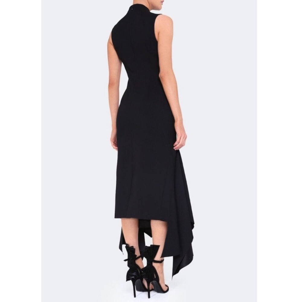 SOLACE LONDON ‘Klara’ Ruffle Hem Dress